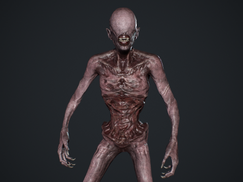 Nightmare Monster 6 3D Model