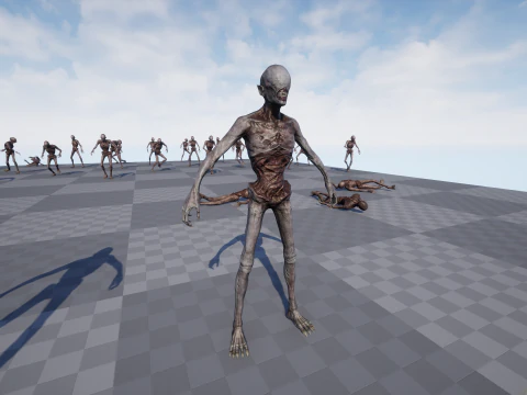 Nightmare Monster 6 3D Model