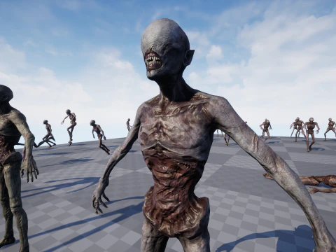 Nightmare Monster 6 3D Model