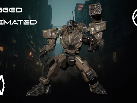 突撃メカ 3Dモデル