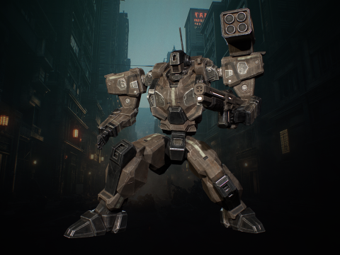 Assault Mech 3D मॉडल