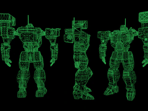 Assault Mech 3D Model