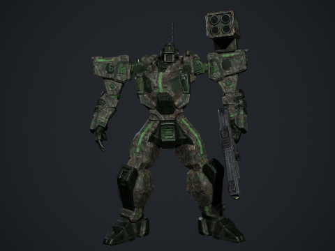 Assault Mech 3D मॉडल