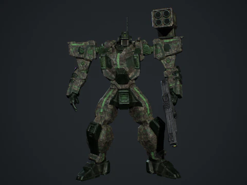 Assault Mech 3D Model