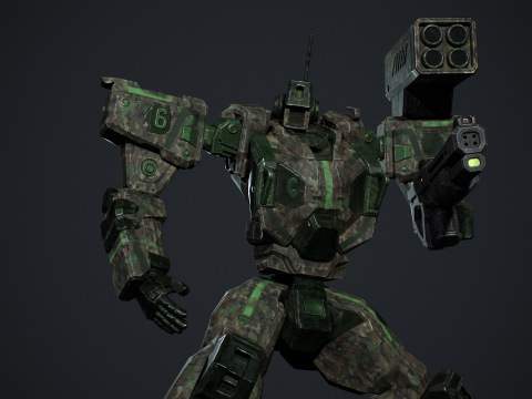 Assault Mech 3D मॉडल