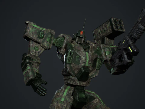 Assault Mech 3D Model