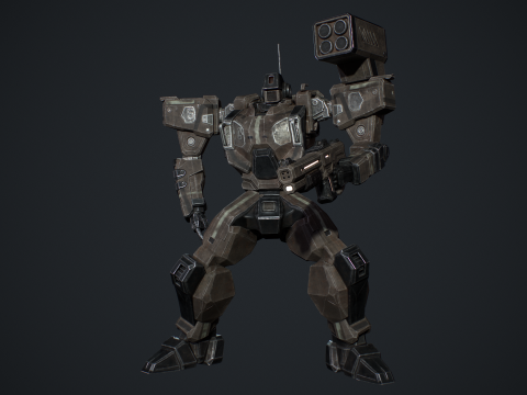 Assault Mech 3D मॉडल