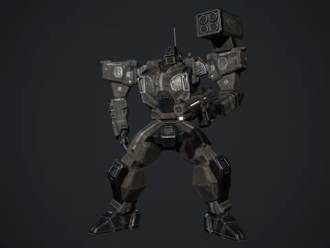 Assault Mech 3D Model