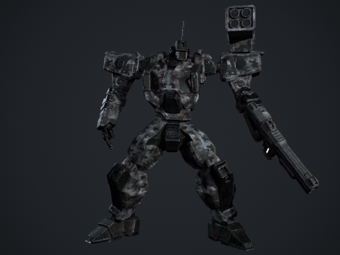 Assault Mech 3D मॉडल