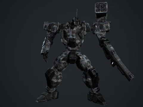 Assault Mech 3D Model