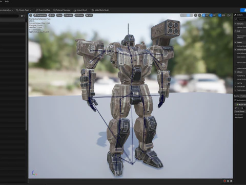 Assault Mech 3D Model