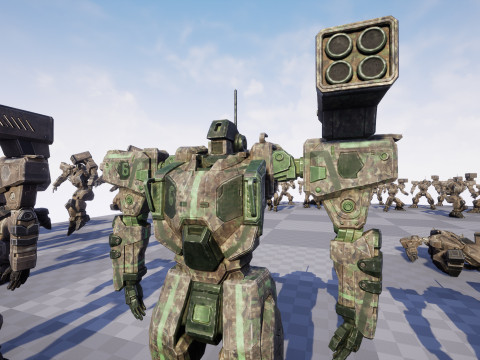 Assault Mech 3D मॉडल