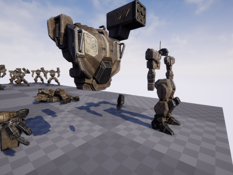 Assault Mech 3D मॉडल
