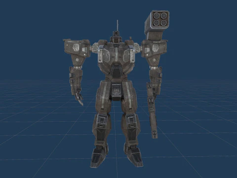 Assault Mech 3D Model