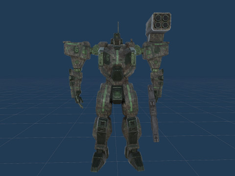 Assault Mech 3D मॉडल