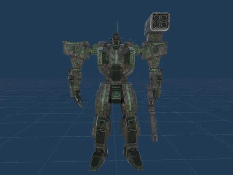 Assault Mech 3D Model