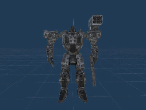 Assault Mech 3D Model