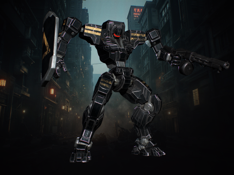 Mech Tank Model 3D