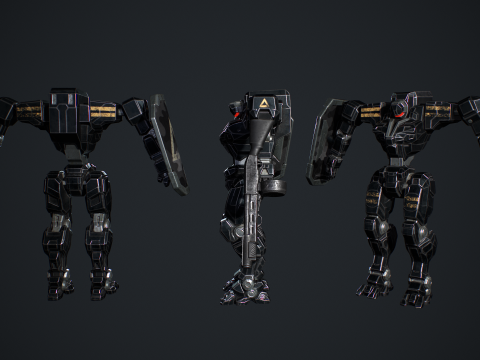 Mech Tank Modello 3D