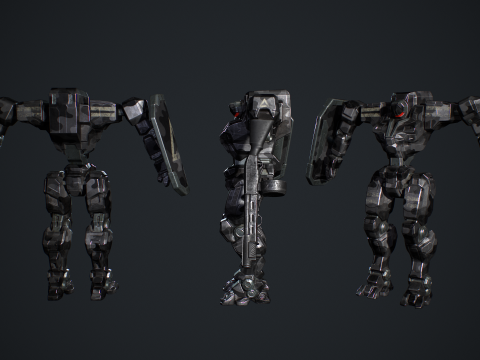 Mech Tank Modello 3D