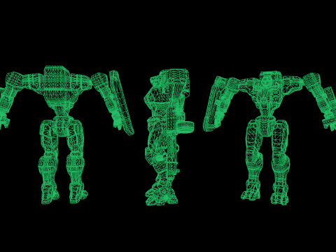 Mech Tank Modello 3D