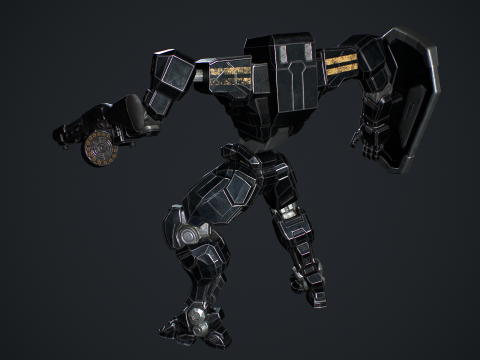Mech Tank Modello 3D
