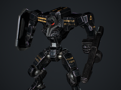 Mech Tank Modello 3D