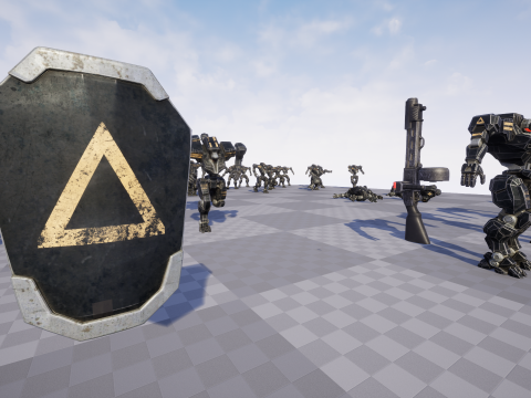 Mech Tank Modello 3D