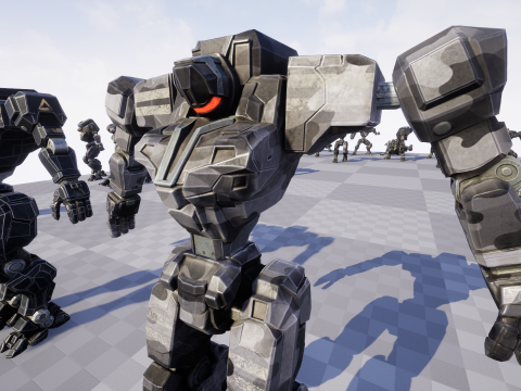 Mech Tank Modello 3D