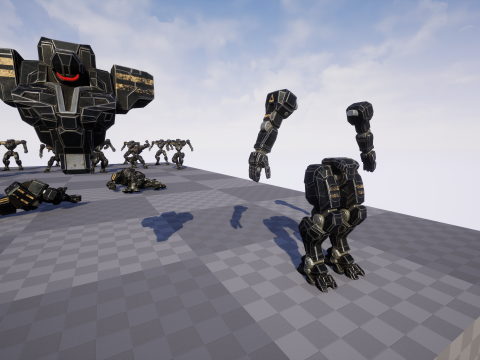 Mech Tank Modello 3D