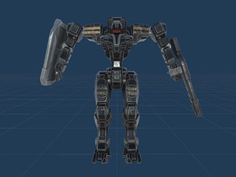 Mech Tank Modello 3D