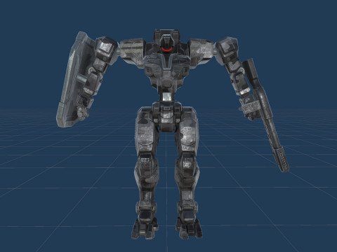 Mech Tank Modello 3D