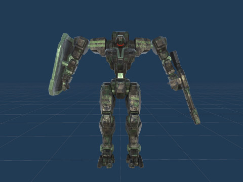 Mech Tank Modello 3D