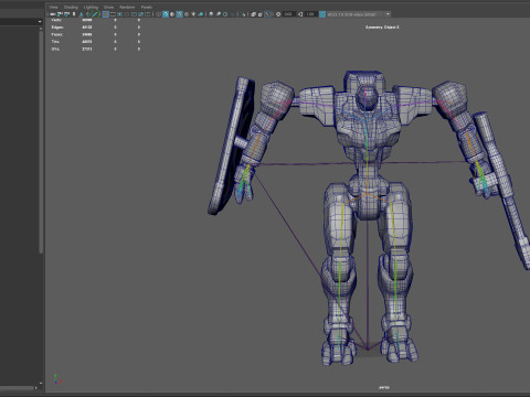 Mech Tank Modello 3D