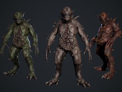 Nightmare Monster 7 3D 模型