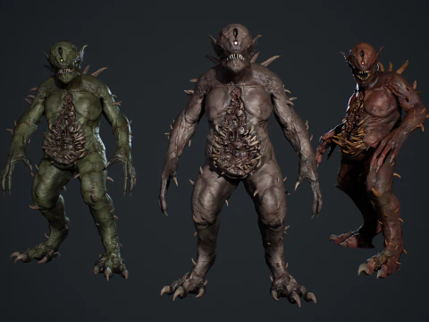 Potw&oacute;r z koszmaru 7 Model 3D