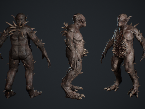 Nightmare Monster 7 3D 模型