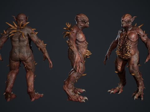 Nightmare Monster 7 3D 模型