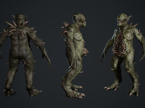 Potw&oacute;r z koszmaru 7 Model 3D