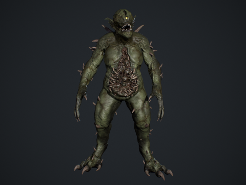 Nightmare Monster 7 3D 模型