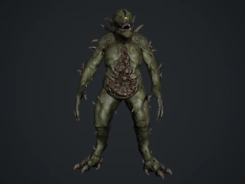 Potw&oacute;r z koszmaru 7 Model 3D