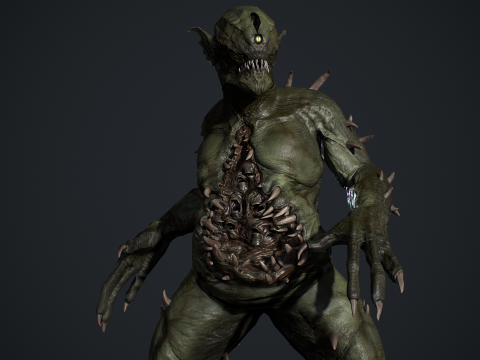 Nightmare Monster 7 3D 模型