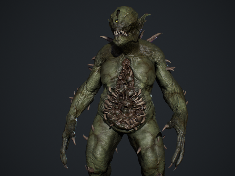 Nightmare Monster 7 3D 模型