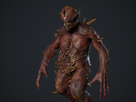 Nightmare Monster 7 3D 模型