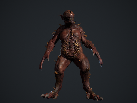 Nightmare Monster 7 3D 模型