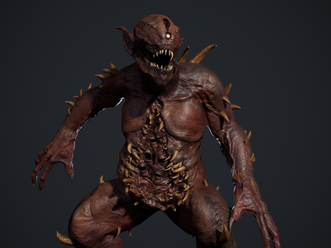 Nightmare Monster 7 3D 模型