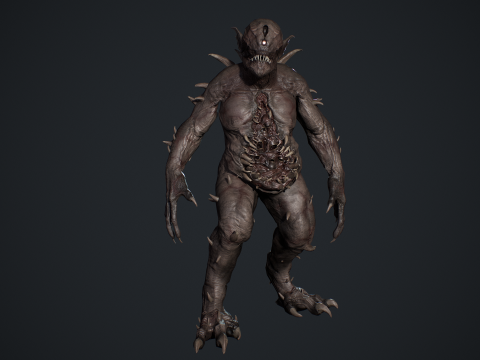 Nightmare Monster 7 3D 模型