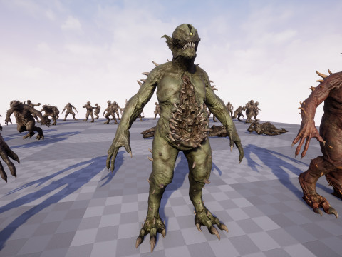 Nightmare Monster 7 3D 模型