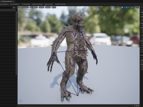 Nightmare Monster 7 3D 模型