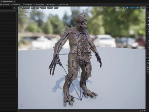 Potw&oacute;r z koszmaru 7 Model 3D